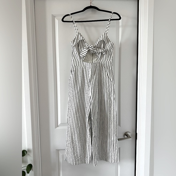 Main Strip Cutout Jumpsuit - Picture 2 of 11